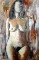 Akt, Öl, 49 x32